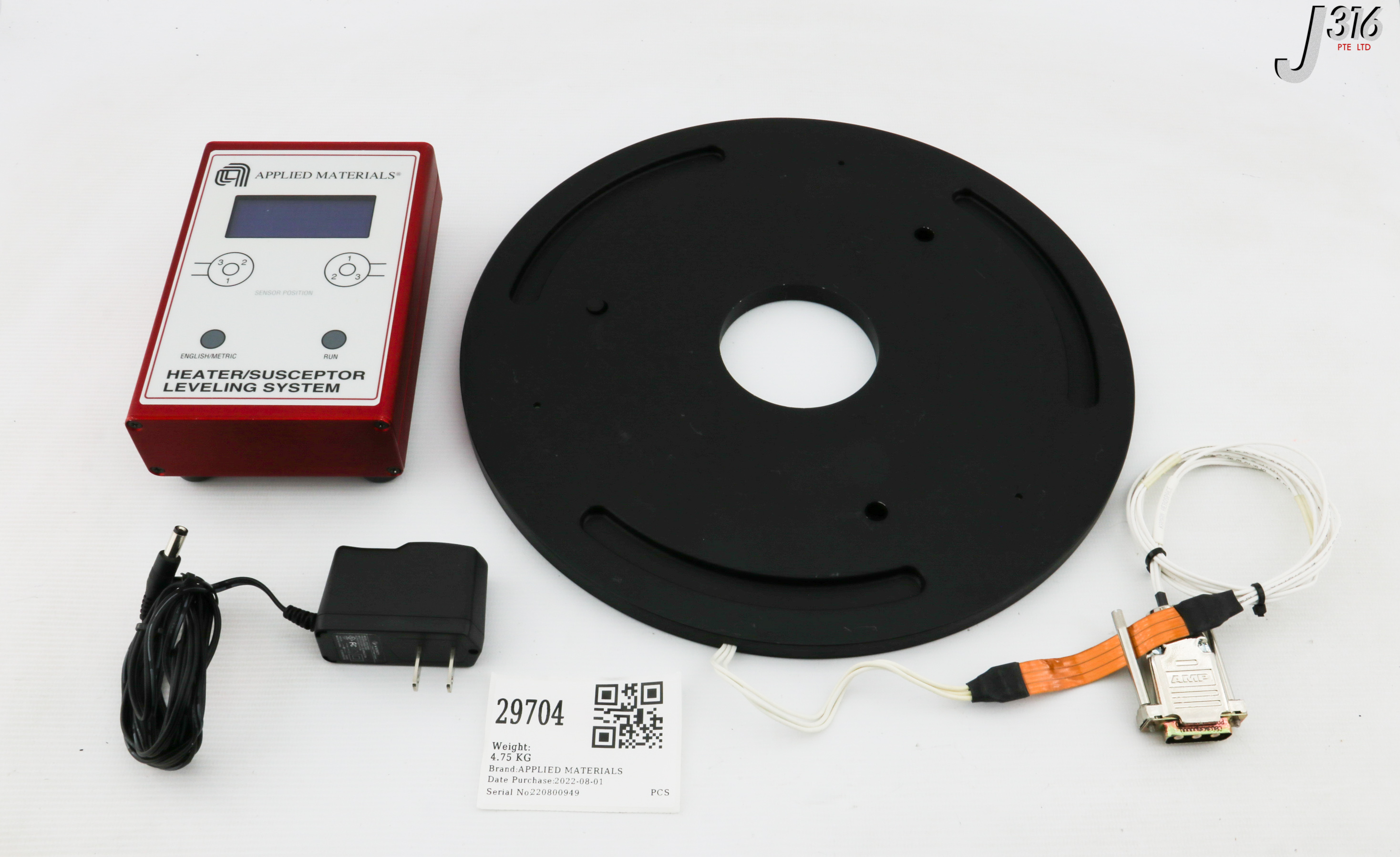 29704 APPLIED MATERIALS 3 CHANNEL HTR/SUSCEPTOR LEVELING SYS